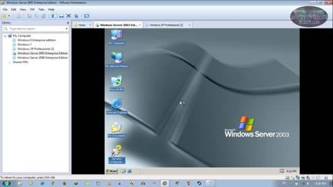 How to optimize win server 2003 OS & create a user account on win XP OS usi... | windows server 2003