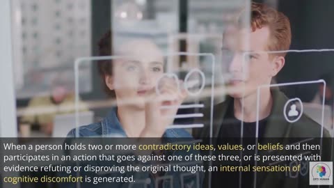 Ever felt uneasy holding conflicting beliefs? 🤔 That's cognitive dissonance in action.