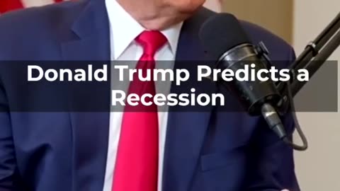 Donald Trump Predicts a Recession on Full Send Podcast (Must Watch!) 👀👀 #shorts