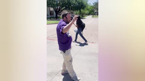 Street Preaching at the University of Houston giving the kids the real gospel!!!