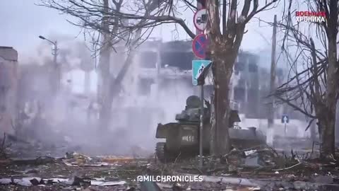 Russian 2S1 Gvozdika Used LikeTank In Mariupol