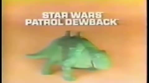 Star Wars 1977 TV Vintage Toy Commercial - Kenner Patrol Dewback