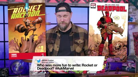 Skottie Young picks DEADPOOL vs ROCKET! Ask Marvel