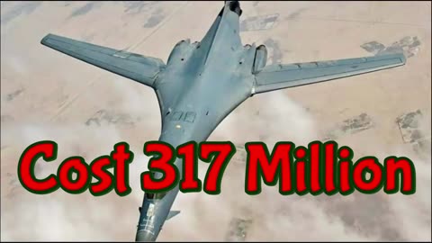 US B-1 Lancer bomber crashed