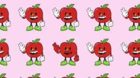 If you have Sharp Eyes Find the Odd Apple in 10 Secs?#opticalillusion#subscribe(@Trickybraingames)