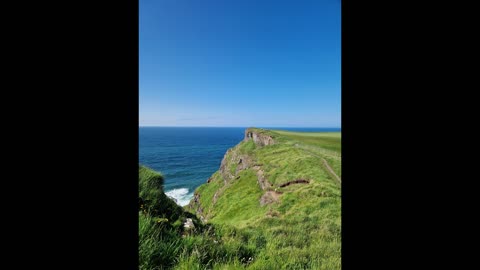 Mark Clark Portrush with Ian, Nathan, Albert and Taylor in Ireland and Dunseverick, Binevenagh 2024.