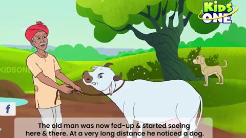 English Stories | Cow and Old Man Story | Bedtime Moral Stories | English Fairy Tales