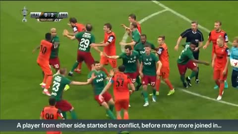 Ouch!! Punches and Kicks Thrown // Launch in *RUSSIAN CUP* Football Finals