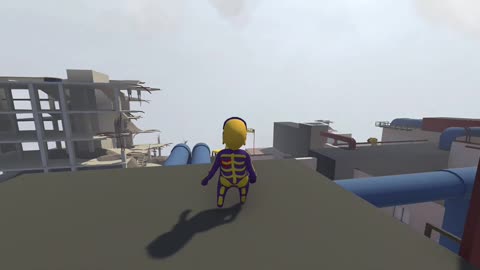 Human Fall Flat Gameplay - Demolition Level