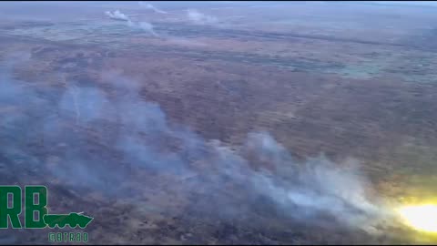 Russian Tank Fires on a Ukrainian Strongpoint and Survives a Direct Hit