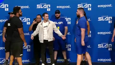 Power Slap 1 Finale- Weigh-In Faceoffs