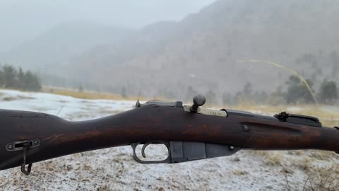 Finnish Mosin in the snow