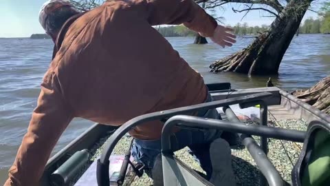 George, Nearly Falling Out Of The Boat