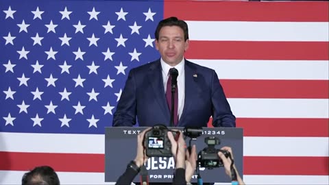 DeSantis delivers remarks after 2nd place finish in Iowa 'Threw everything but the kitchen sink'