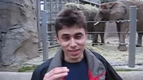 The first youtube video - Me at the zoo