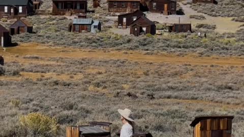 Haunted ghost town in California