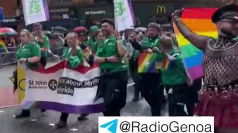 #BritishArmy #Manchester British Army gay march