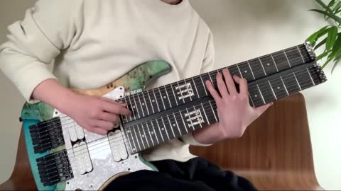 Double Neck 14 string guitar solo