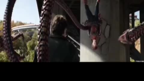 SPIDERMAN VS DR OCTOPUS ACTION SCENE