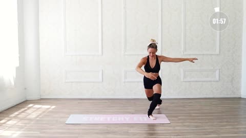 30 Min Energizing Barre Yoga Flow For Definition + Flexibility