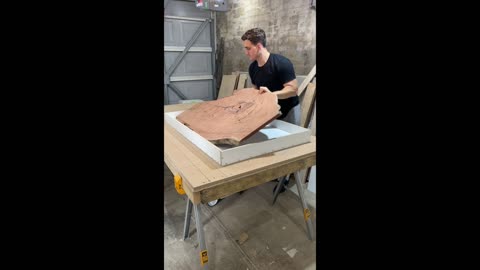 Epoxy Table Mould Build