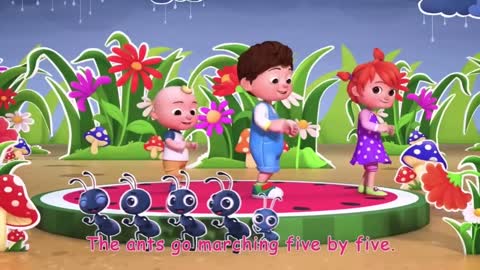 Ants Go Marching Dance Dance Party CoComelon Nursery Rhymes&Kids Songs