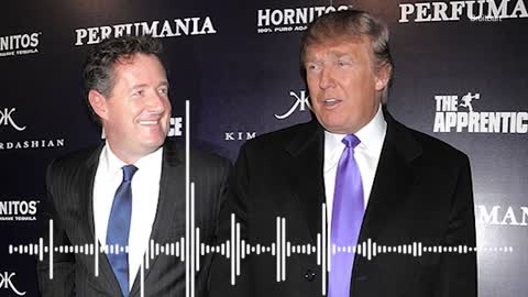 Recording refutes Piers Morgan's "edited" video that suggests Trump stormed off an interview.