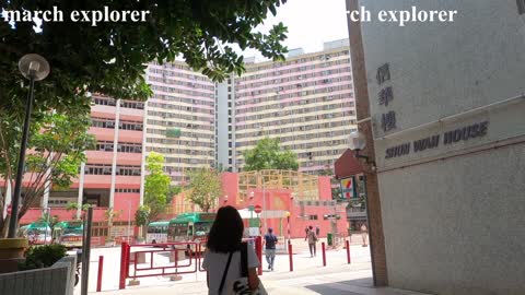 觀塘樂華邨。樂華商場。樂華街市。 Lok Wah Estate, Lok Wah Shopping Mall, Lok Wah Market, mhp1428, May 2021