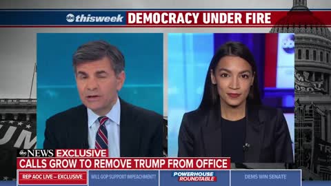 Rep. Alexandria Ocasio-Cortez backs impeachment.