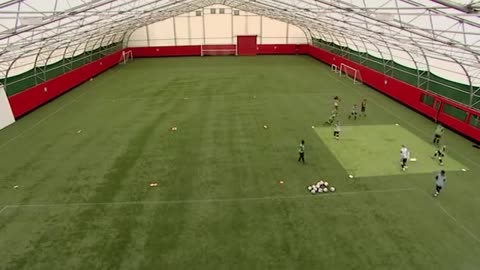 Soccer Coaching Drill: Possession - Warm Up