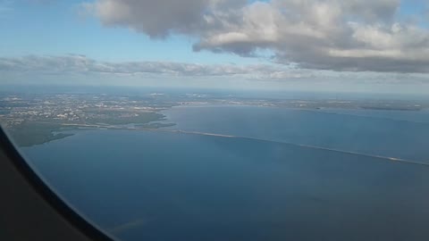 Take off from Tampa aiport.