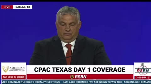 Viktor Orban's Speech at CPAC TX 2022