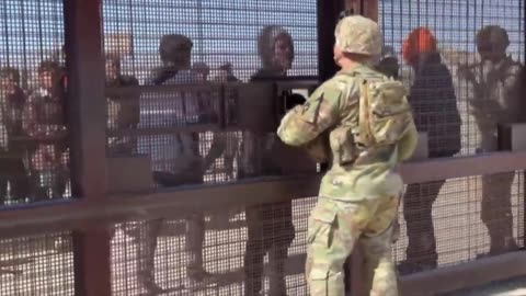 El Paso: TX National Guard became overrun by migrants rioting to get across the border