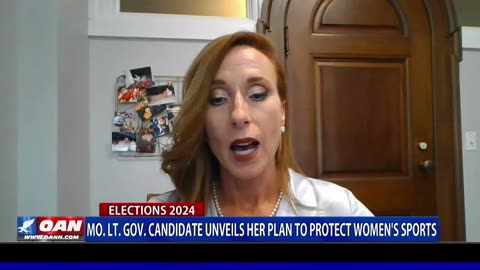 Mo. Lt. Gov. candidate unveils her plan to protect female sports.