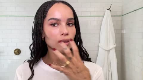 zoe kravitz skin care