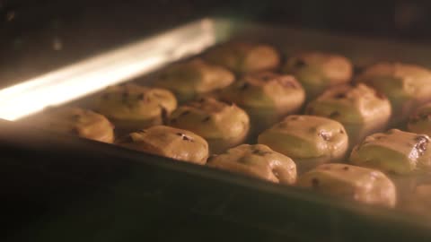 Baking Cookies in Oven