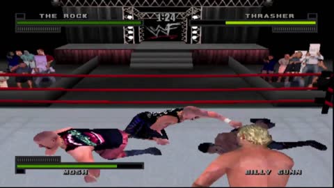 WWF Attitude PS1: War match #6