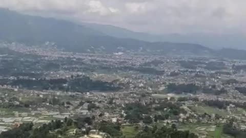 Kathmandu Valley Scene From Mudhku Tower -Nepal