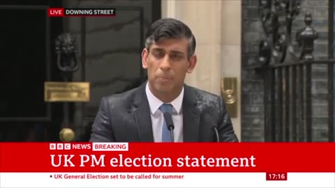 2024 UK General Election called by Prime Minister Rishi Sunak