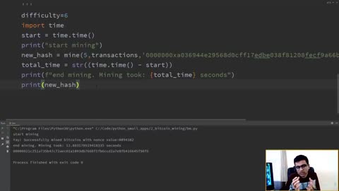 Bitcoin mining with 15 lines of python code | Python Bitcoin Tutorial