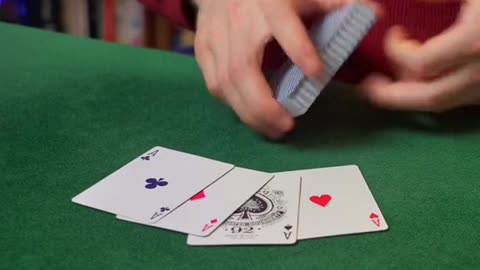 Quick Shuffle Tips 4 Card Aces