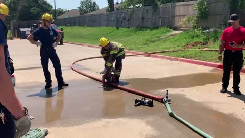 Fire Academy Hose Day Training