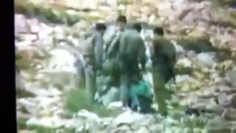 Brutal Israeli solders