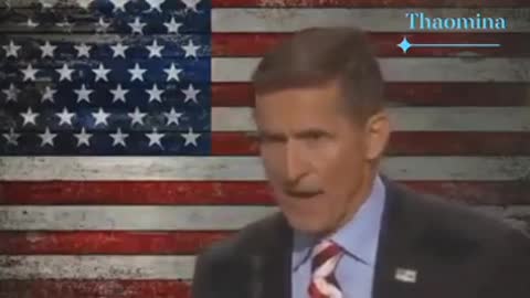 Tướng Michael Flynn dẫn đầu quân đội Mỹ bao gồm vũ lực không gian. Một vị anh hùng yêu nước.