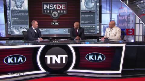 Charles Barkley Loses Shooting Contest to Ernie Johnson, Gronk Challenges Shaq