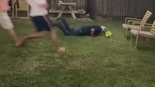 Attempted Soccer Goals Lands Flat