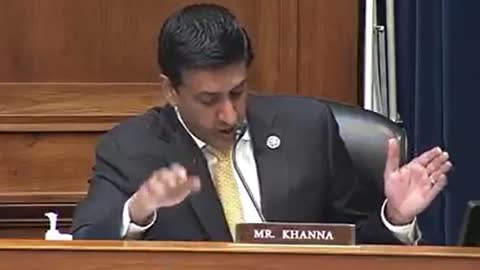 Subcmte Chair on the Environment Ro Khanna pressures Oil Co. Execs to Cut/Limit Production