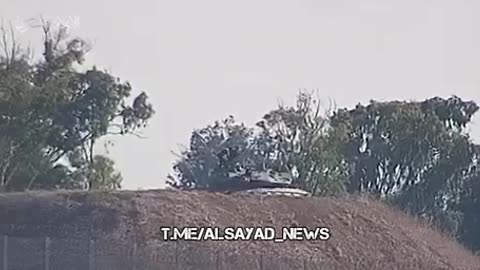 Hamas use drone to destroy Israeli army Merkava tanks