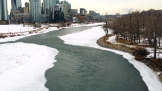 DJI Mini 1 - Downtown Calgary, Bow River