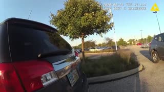 Body Cam Shows Police Officers Rescuing Baby From Hot Car